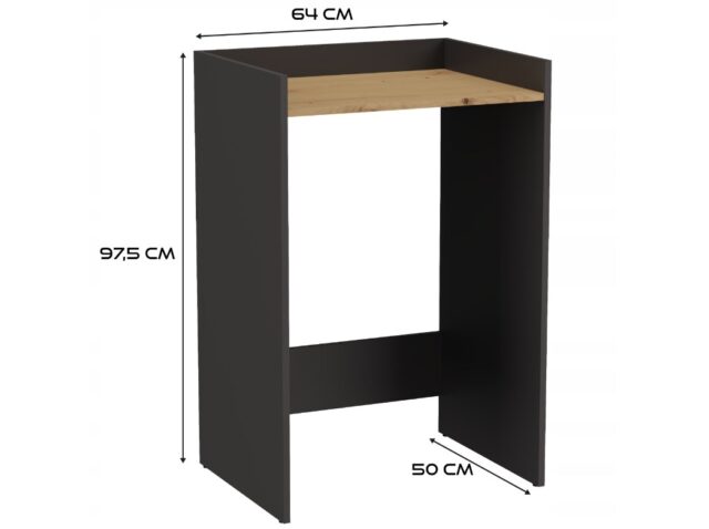 POLA NP ANTHRACITE/ARTISAN WASHING MACHINE CABINET - imagine 4