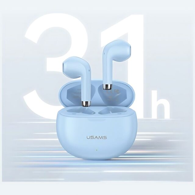 USAMS Bluetooth 5.3 Headphones TWSRhymbo Series Wireless Black/Black BHUYO01 (US-YO17) - imagine 9