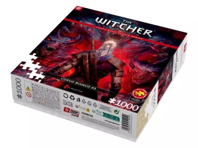 Good Loot Comic Book Puzzle: The Witcher (Wiedźmin) Corvo Bianco  1000 elementów - imagine 5