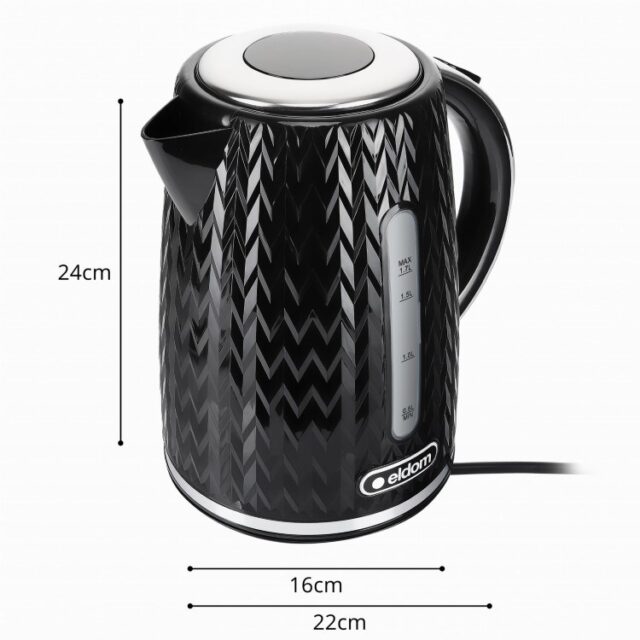 NELO kettle  capacity 1.7 l  power 2000 W  black - imagine 9