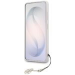 Case Guess 4G Classic Logo Charm MagSafe for Samsung Galaxy S26 pink - imagine 4