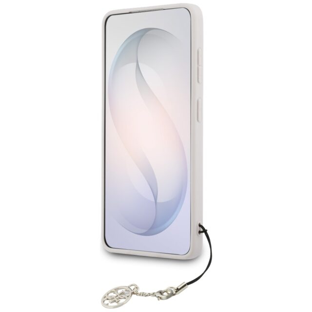 Case Guess 4G Classic Logo Charm MagSafe for Samsung Galaxy S26 pink - imagine 4