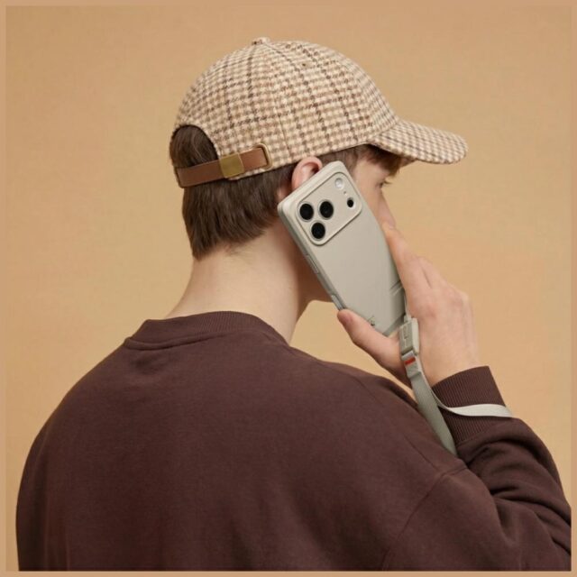 Universal leash handstrap Spigen DA30S-LS Lanyard stone - imagine 10