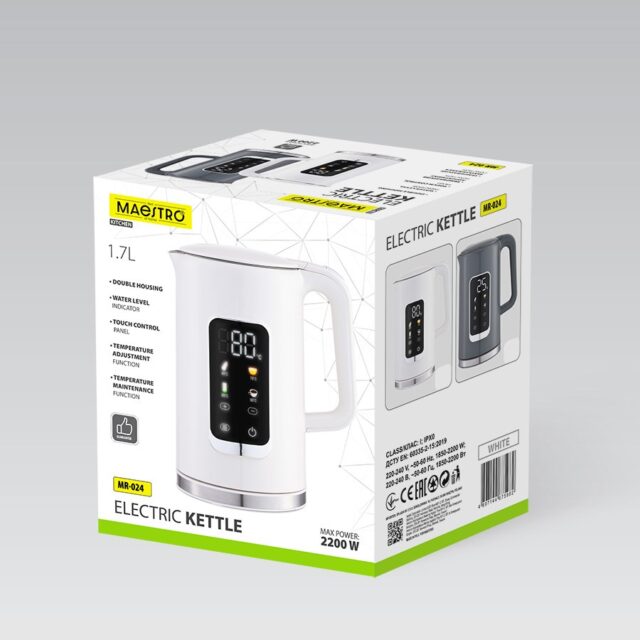 Czajnik elektryczny z regulacją temperatury 1 7L 2200W MAESTRO - imagine 5