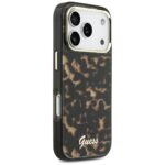 Case Guess IML Script Metal MagSafe for   iPhone 17 Pro tortoise - imagine 4
