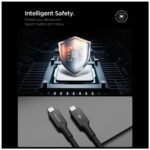 Kabel Spigen EB24015CC Essential USB-C    240W 1.5m czarny - imagine 7