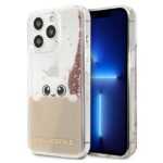 Karl Lagerfeld KLHCP13LPABGNU iPhone 13Pro / 13 6,1" pink hardcase PEEK A BOO Liquid Glitter