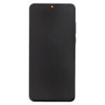 LCD Display + Dotyková Deska + Přední Kryt Huawei P30 Lite Black (pro 48MP foto)