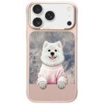 Etui Nimmy Gentle Pets Series Dog         MagSafe do iPhone 17 Pro Max różowy