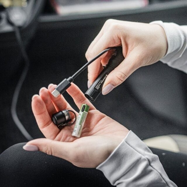 Ledlenser P3R Black Keyring flashight LED - imagine 7