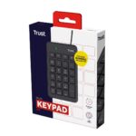 Trust 22221 numeric keypad Laptop/PC USB Black - imagine 2