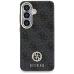 Case Guess 4G Rhinestone Round Logo      MagSafe for Samsung Galaxy S26 Plus black - imagine 3