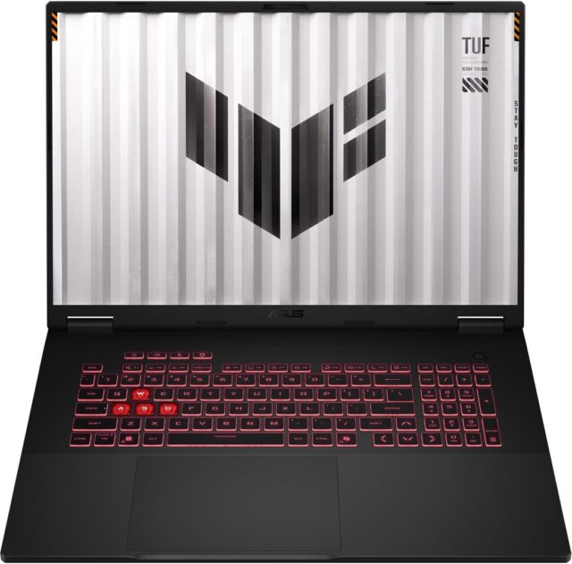 ASUS TUF Gaming A18 FA808UM-S9016W Ryzen 7 260 18.0 2.5K 240Hz IPS-level 500 nits AG 16GB DDR5 SSD512 GeForce RTX 5060 8GB WLAN+BT LAN Cam1080p 90WHrs Windows 11 Home Jaeger Gray - imagine 2