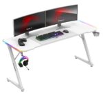 Huzaro Hero 4.8 White RGB - gaming desk - imagine 6