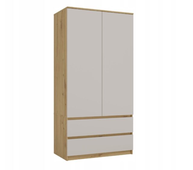 MALWA SS-90 wardrobe Artisan oak/cashmere - imagine 9