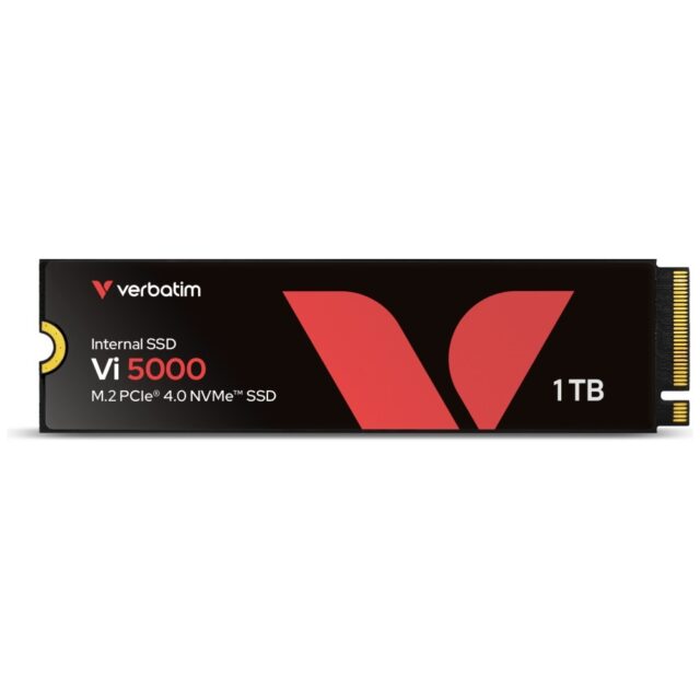 Verbatim Vi5000 PCIe NVMe™ M.2 SSD 1TB Internal Drive 31826 - imagine 3