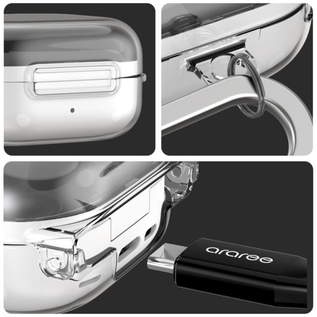 Case Araree Nukin for Samsung Galaxy Buds 4 / Buds 4 Pro transparent - imagine 6