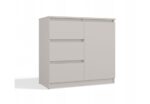CHEST OF DRAWERS 1 DOOR 3 DRAWERS COLOUR CASHMERE