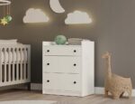 HOUSTON Chest of Drawers White - imagine 6