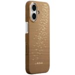 Case PITAKA Ultra-Slim MagSafe for iPhone 17 golden glint - imagine 2