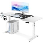 Desk with height adjustment Diablo Chairs X-TENSIO 1600 white
