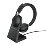 Jabra Evolve2 65 USB-A Black UC Chrg stand Stereo - imagine 7