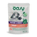 Oasy Chunks in gravy Mature & Senior Salmon 85gr