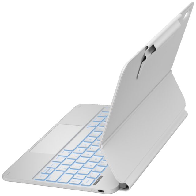 Case Typecase Edge+ with keyboard for iPad 11" A16 2025 / iPad 10.9' 2022 white - imagine 8