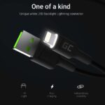 Green Cell KABGC05 lightning cable 1.2 m Black - imagine 3