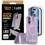 CARE by PanzerGlass Feature Kick 3in1 Case + Glass + Lens Protection Kit for iPhone 17 - imagine 4