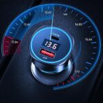 USAMS Car Charger 1xUSB + 1xUSB-C C26 95W (only head) Fast Charge black CC146TC01 (US-CC146) - imagine 8