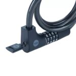 Bicycle cable with combination lock and key - YCC0/12/100/2 Black - imagine 2