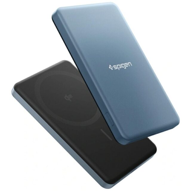 Powerbank Spigen Essential EA2205MQ 5000mAh 22.5W Qi2 blue - imagine 3