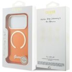 Case Guess IML Script Metal MagSafe for   iPhone 17 Pro orange - imagine 8