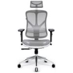Ergonomic chair Diablo Chairs V-Basic white-gray - imagine 2
