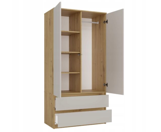 MALWA SS-90 wardrobe Artisan oak/cashmere - imagine 10