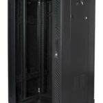 Lanberg FF01-6622-12BL rack cabinet 22U Freestanding rack Black