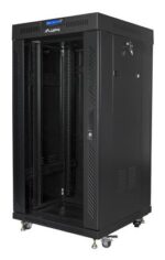 Lanberg FF01-6622-12BL rack cabinet 22U Freestanding rack Black