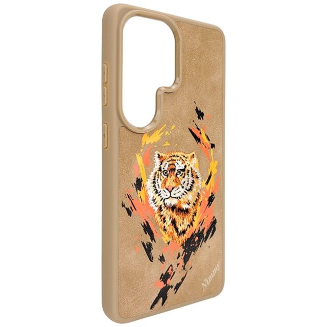 Etui Nimmy Tygrys MagSafe do Samsung      Galaxy S26 Ultra jasnobrązowy - imagine 3