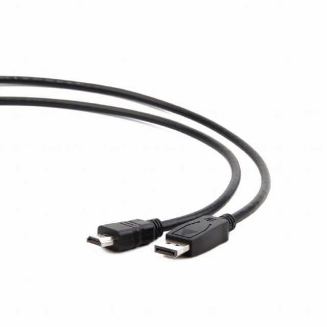 Gembird CC-DP-HDMI-10M DisplayPort to HDMI cable (not bi-directional)  10m  black - imagine 2