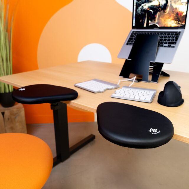 Ergonomic armrest black RGOARMSP R-GO TOOLS - imagine 3