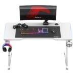 Huzaro Hero 2.5 White RGB gaming desk - imagine 10