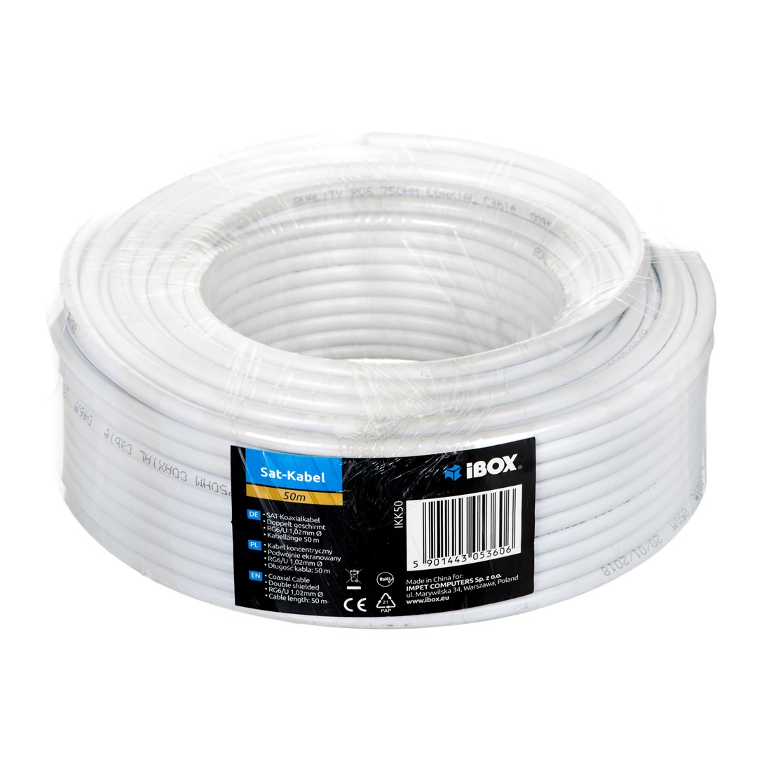 cps-17fe079861bcccb9cd33bf5b596fd113-2026-03-02-13-50-27 I-BOX Concentric Cable IKK50 50m White - imagine 1