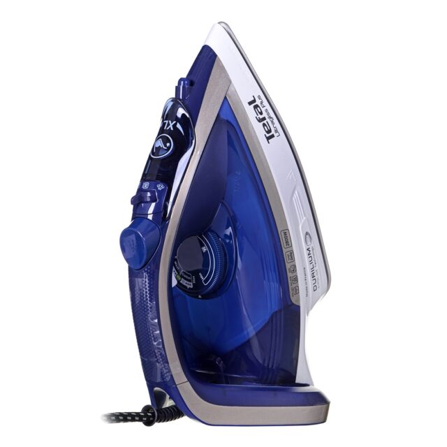 Tefal Ultimate Pure FV6812E0 iron Steam iron 2800 W Blue  Silver - imagine 2