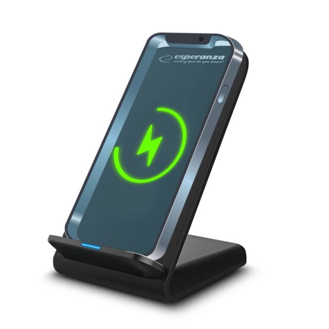 Esperanza EZC101 Wireless Charger Desk Stand for Phone - imagine 6