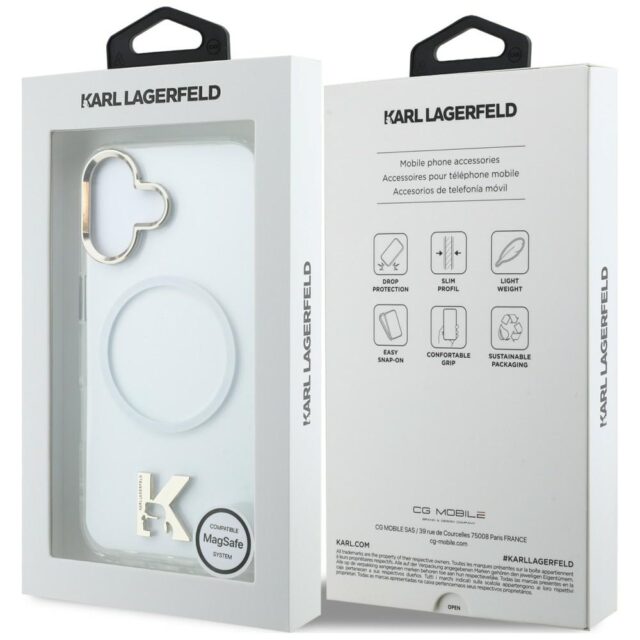 Case Karl Lagerfeld IML K Head Logo      MagSafe for iPhone 17 transparent - imagine 8