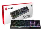 MSI Vigor GK30 Gaming Keyboard  US Layout  Wired  Black MSI | Vigor GK30 | Gaming keyboard | RGB LED light | US | Wired | Black
