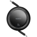 Baseus Free2Pull - 20 W USB-C to Lightning Retractable Cable  1 m (black) - imagine 5