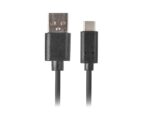 Lanberg CA-USBO-31CU-0018-BK USB cable 1.8 m USB 3.2 Gen 1 (3.1 Gen 1) USB C USB A Black - imagine 2