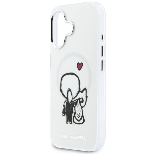 Etui Karl Lagerfeld Karl & Choupette      Back MagSafe do iPhone 17 przezroczysty - imagine 6